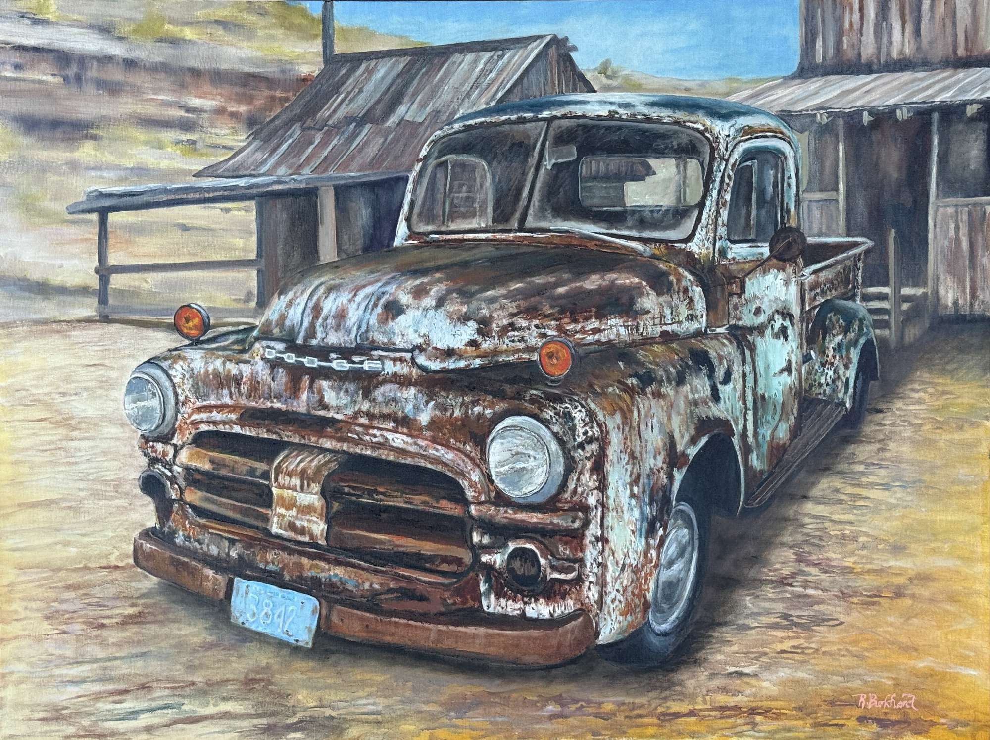 Old Dodge Truck in Sturgeon Bay